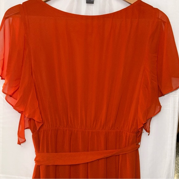 EVER PRETTY ever LEORA A-Line Pleated Tie-Waist Evening Dress Size 14 NWT - Picture 10 of 13